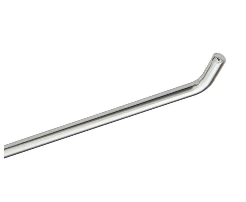 23 X 25cm Chrome Slat Wall Hook Shop Garage Retail Store Display Silver Slatwall