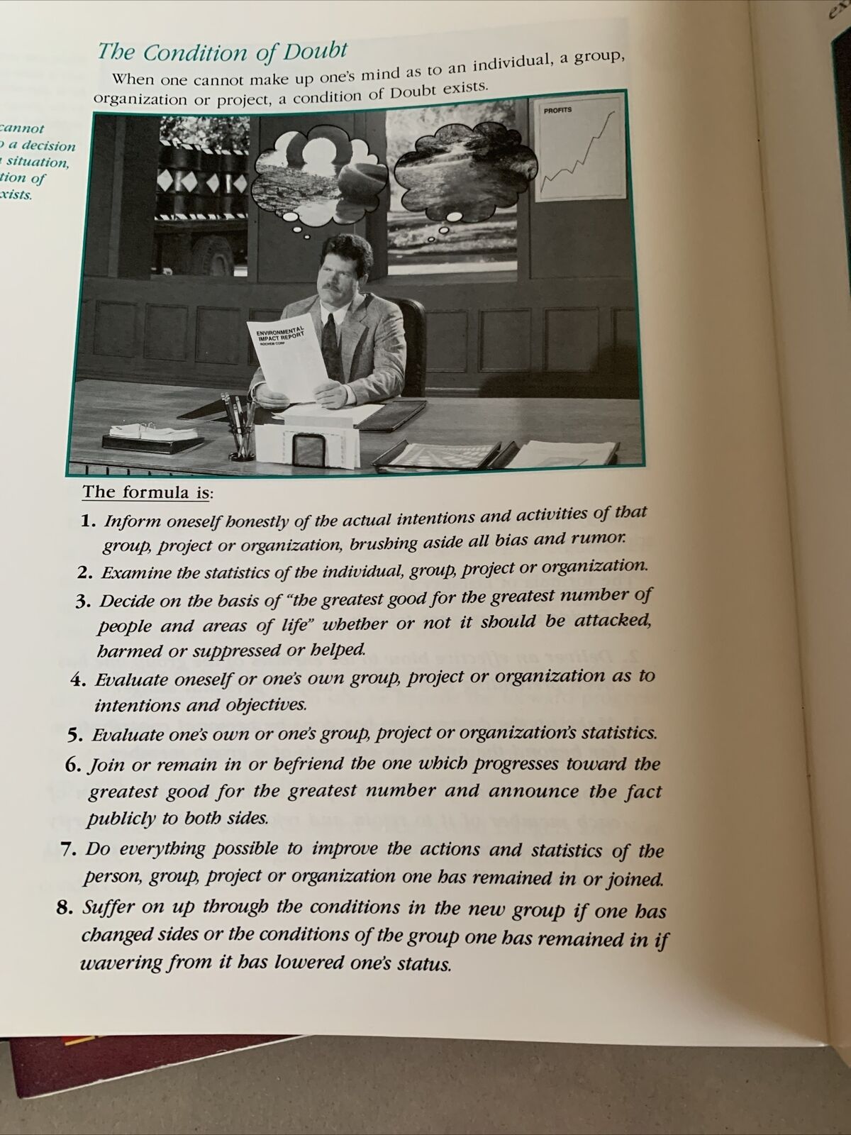 Ethics & The Condition Scientology Handbook 1994 The Works Of L. Ron Hubbard PB