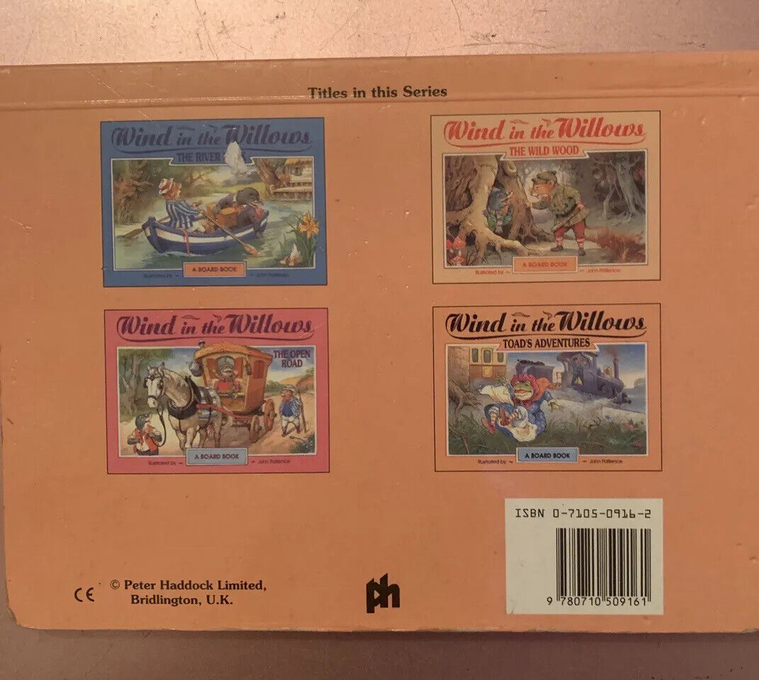 Wind in the Willows Toad’s Adventure Board Book Kenneth Grahame John Patience 96
