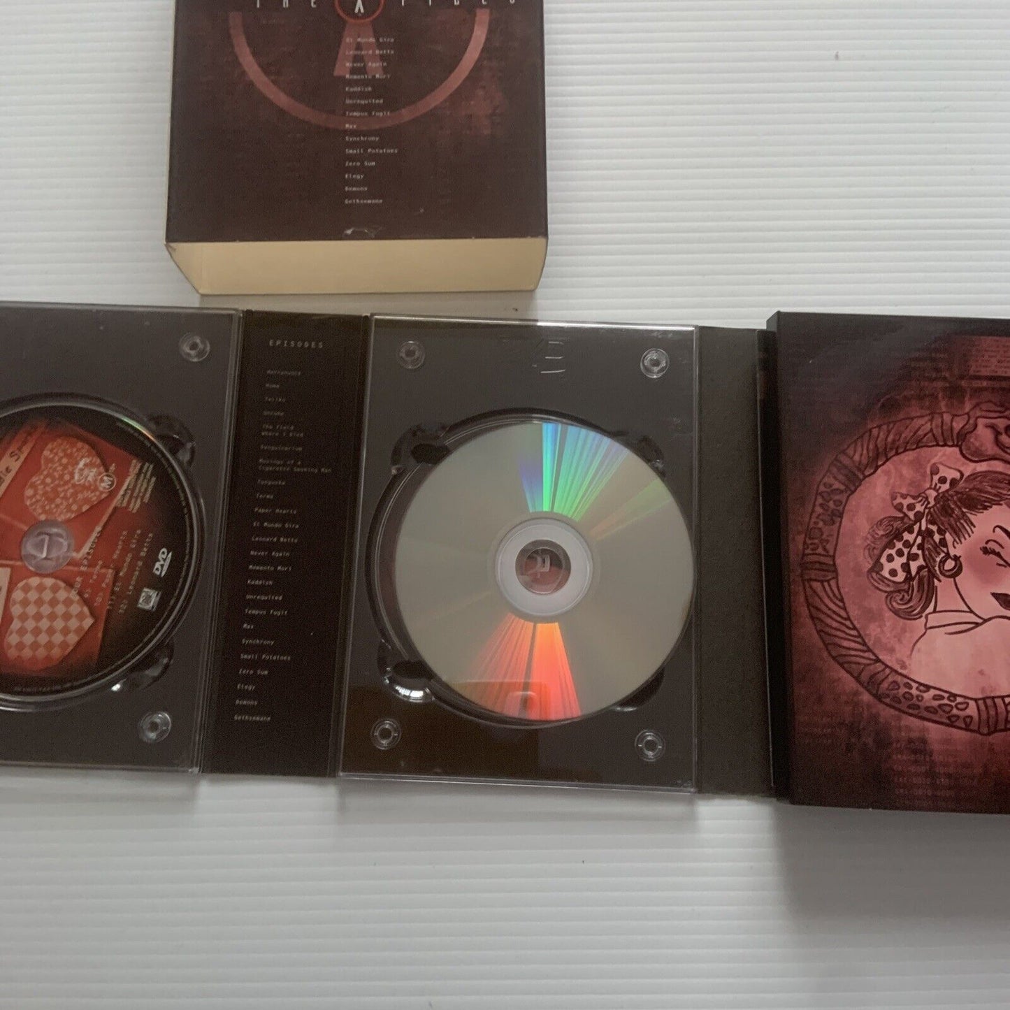 DVD The X FILES Complete Fourth Season TV Series Duchovny 7 Disc Gift Box NEW