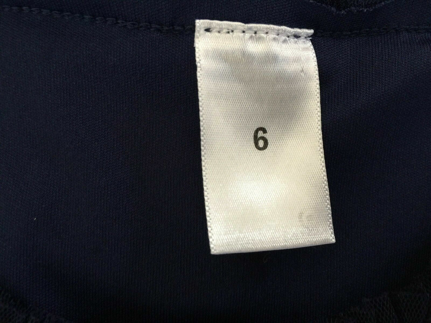 New Girls TARGET Dress Navy Blue Embellished Cap Sleeve A-line Tulle Size 6