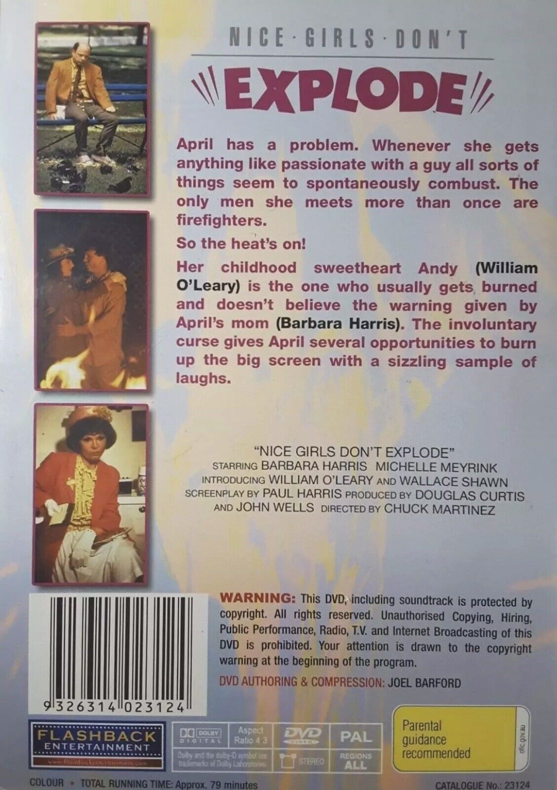 DVD NICE GIRLS DON'T EXPLODE Barbara Harris William O'Lear Sealed Movie NEW