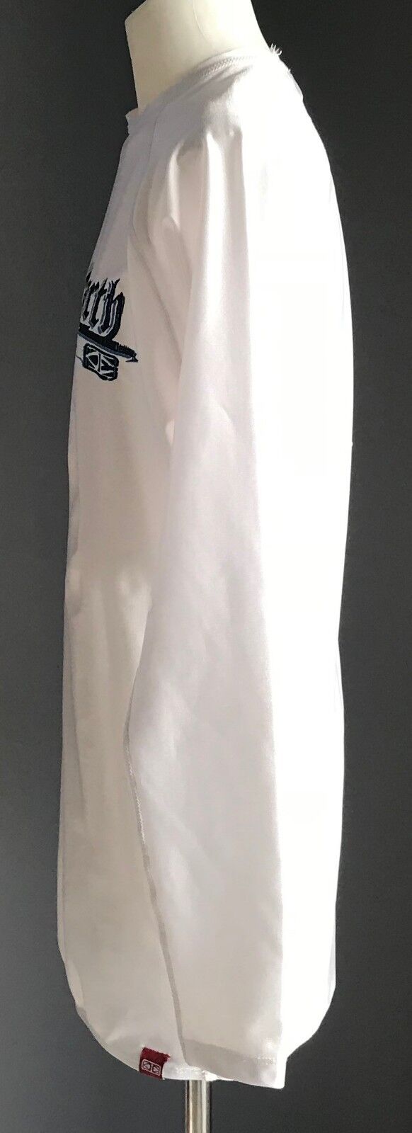 Unisex Tween OCEAN & EARTH Rash Top White Long Sleeve Motif Chest Size M 12 14yr