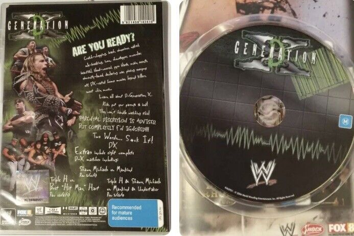DVD WWE D Generation X 2006 Shawn Michaels Mankind Triple H Wrestling Sport