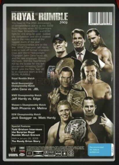 DVD Sports WWE Royal Rumble 2009 John Cena The Undertaker Big Show Wrestling GUC
