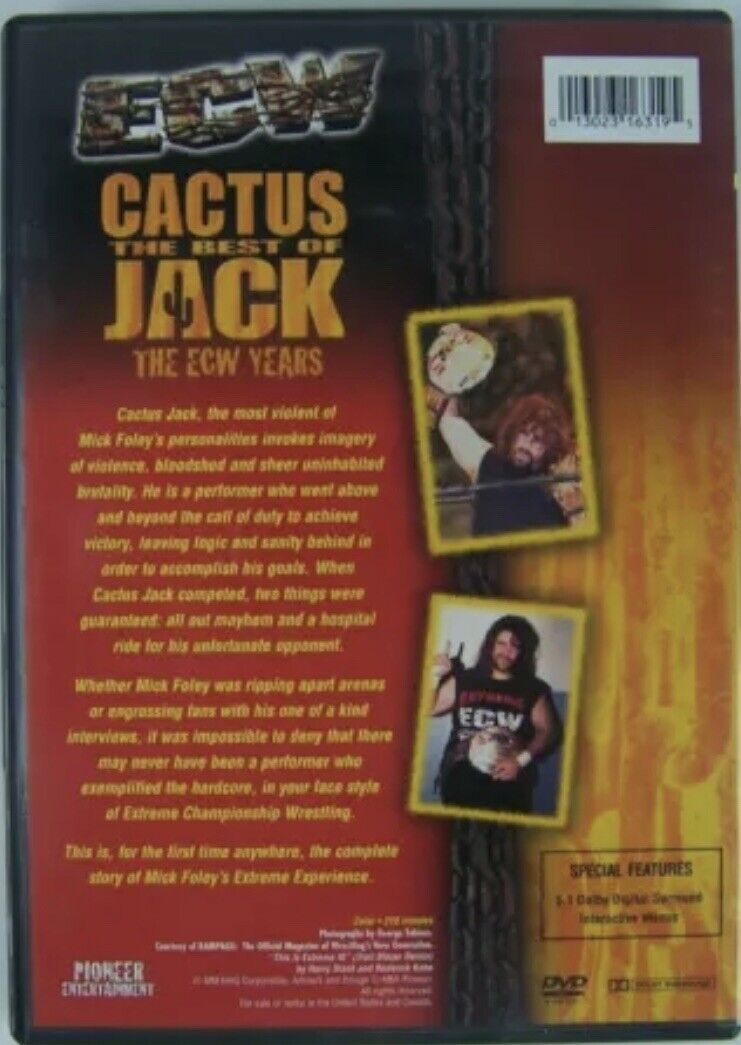 DVD ECW The Best Of Cactus Jack Mick Foley Magic EXTREME WRESTLING