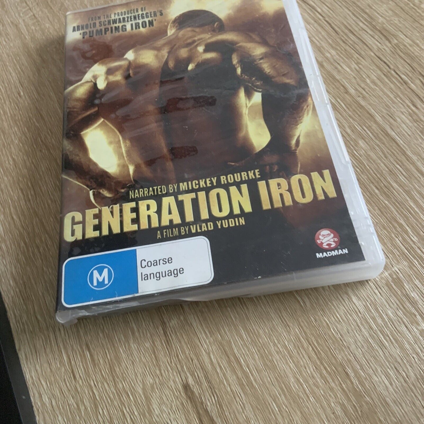 DVD Generation Iron * Narrated By Mickey Rourke Australia R4 Vlad Yudin