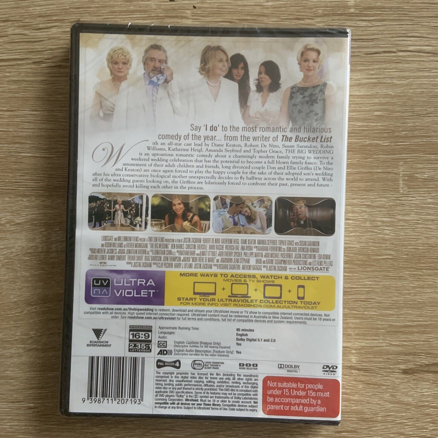DVD THE BIG WEDDING Movie Pal 2013 Sealed RomCom Romantic Comedy NEW