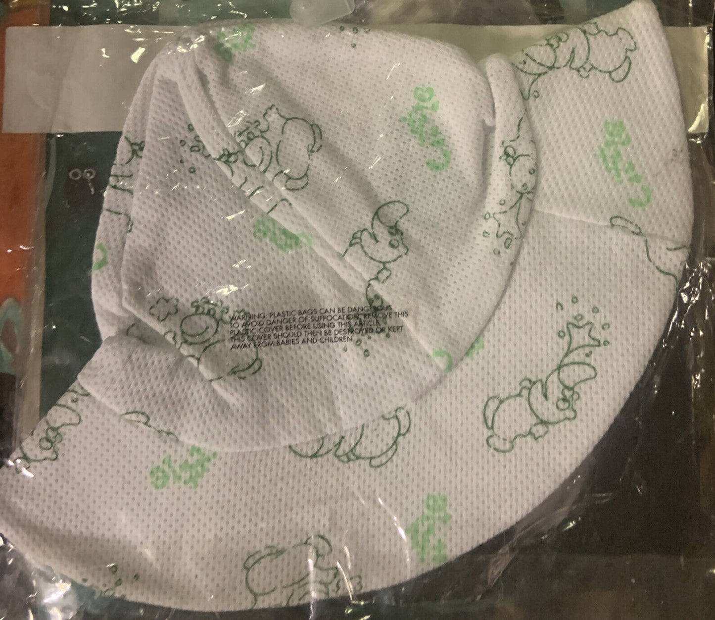 New 5x MERRI TOTS Cap Sun Hat Sunhat Size 3M Cotton Hippopotamus Sealed Bundle