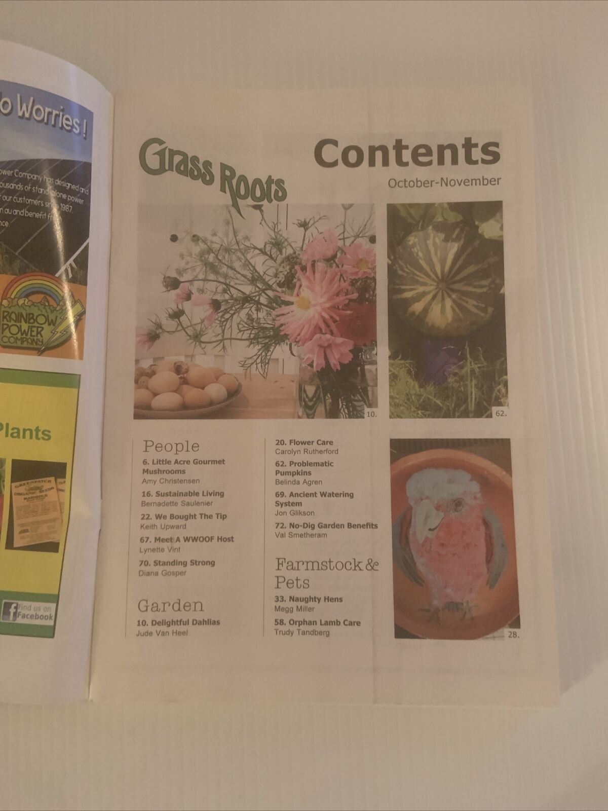GRASS ROOTS Magazine 261 2020 LITTLE ACRE MUSHROOMS Gardening Australia