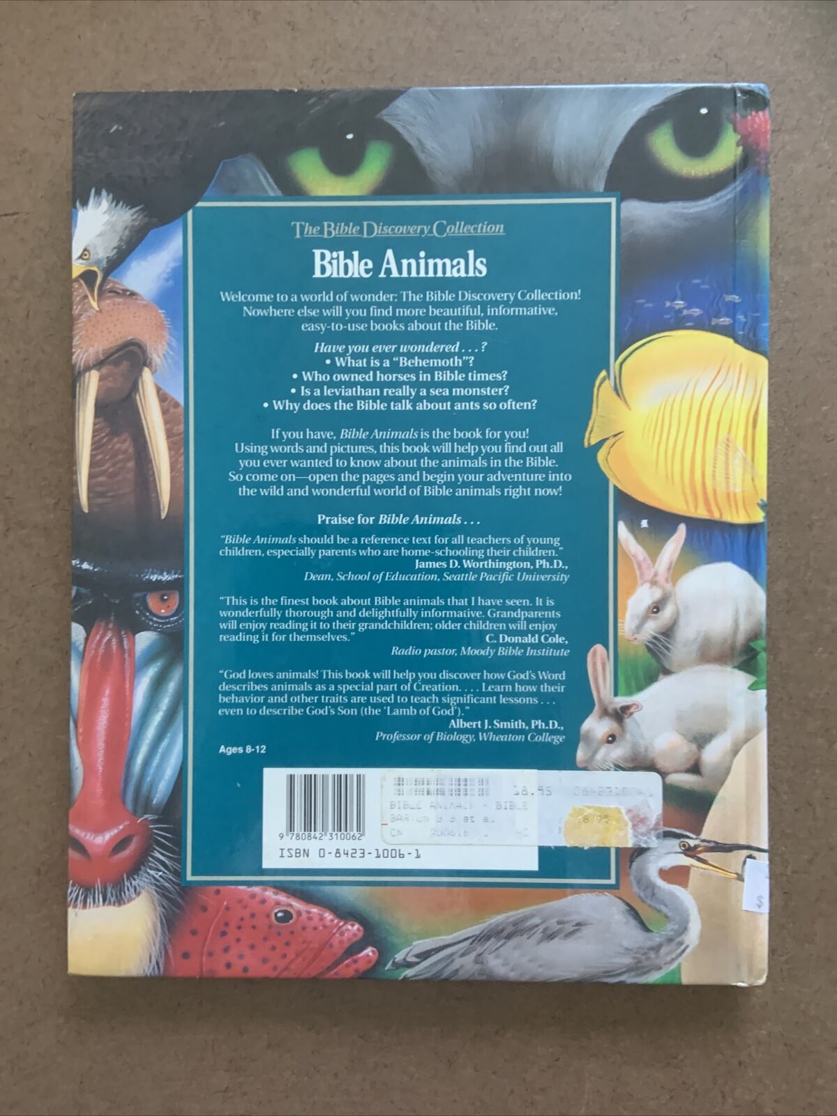 BIBLE ANIMALS The Bible Discovery Collection No 1 by Bruce B Barton HC Book