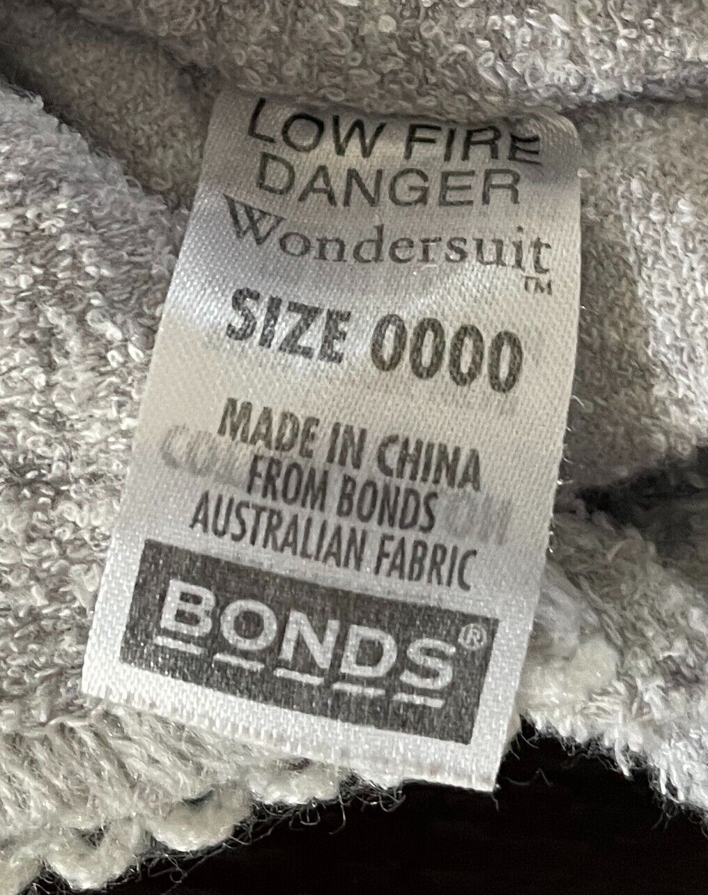 Grey BONDS & TINY LITTLE MONSTERS Rompers Black White Heart Print Size 0000