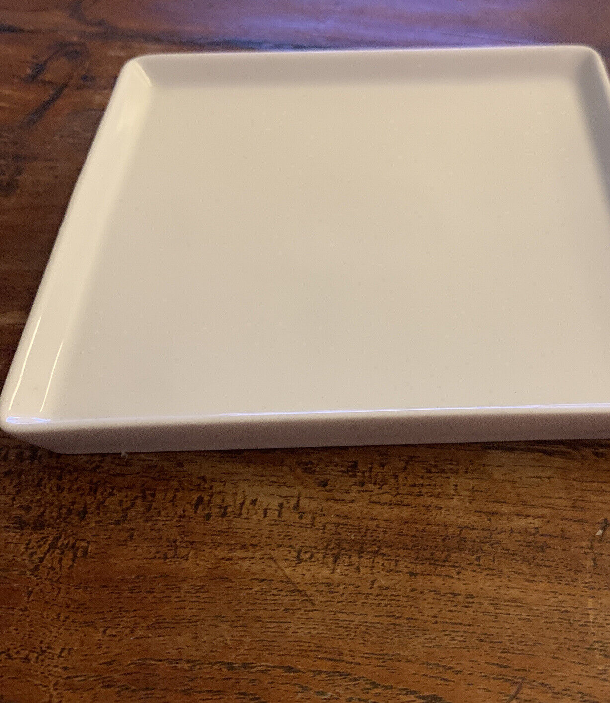2x Royal Porcelain Kingdom of Thailand CHELSEA 4070 White 13cm Square Plate