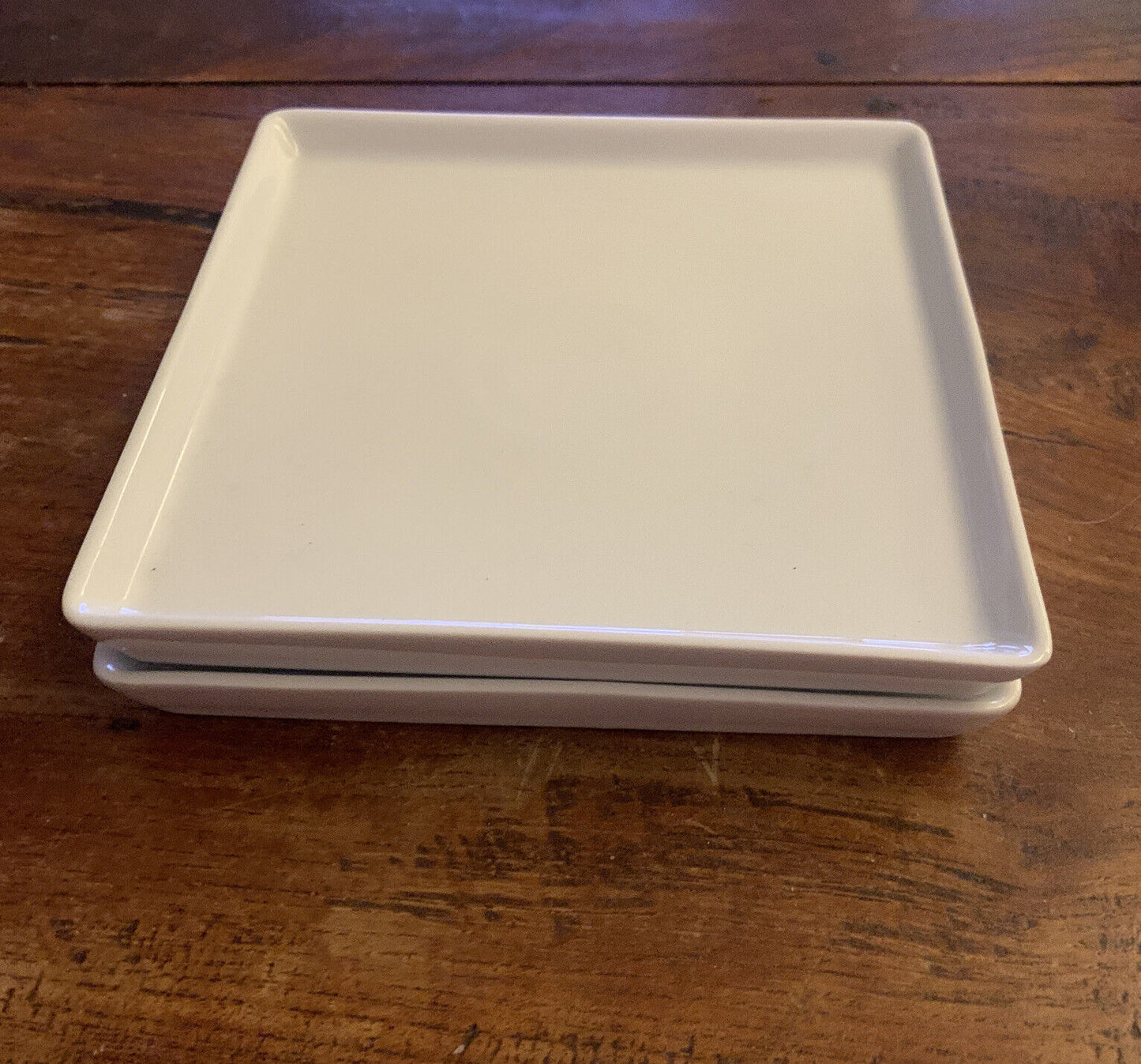 2x Royal Porcelain Kingdom of Thailand CHELSEA 4070 White 13cm Square Plate