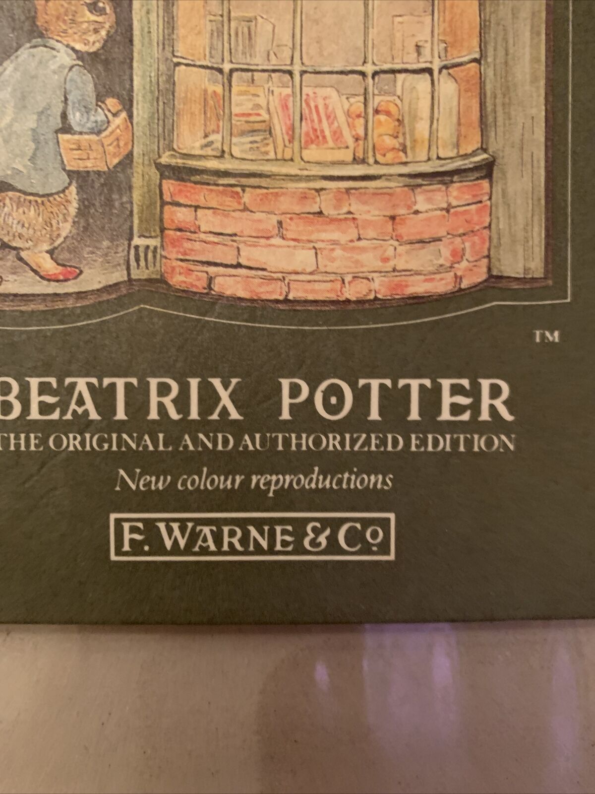 Mini HC BEATRIX POTTER " THE TALE OF GINGER AND PICKLES " 1987 F Warne & Co