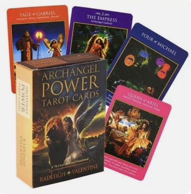TAROT Cards Archangel Power 78 Card Deck & Guidebook Hay House Radleigh Valentin