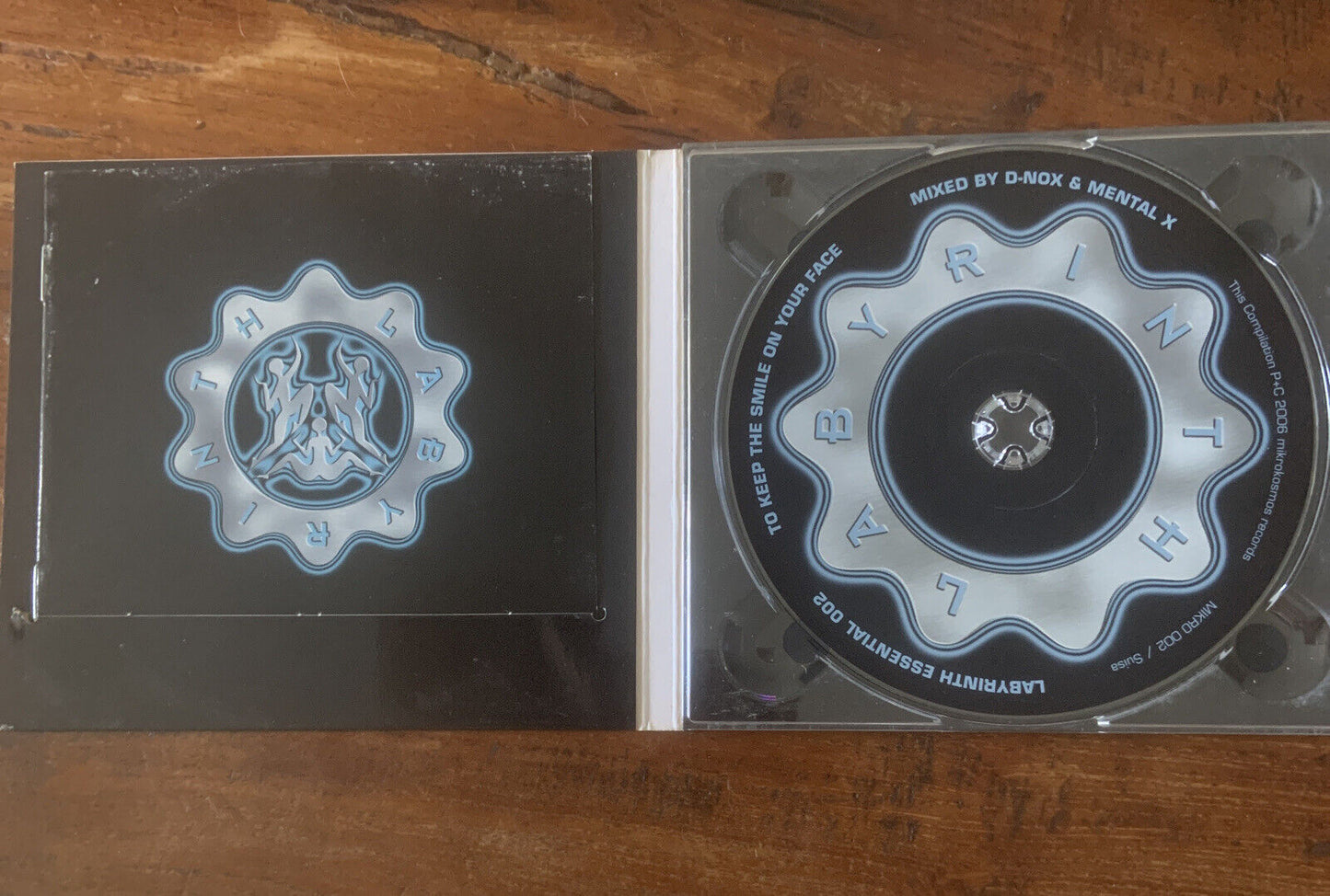 CD D-Nox DJ & Mental X Labyrinth Essential 002 Album Card Cover 2006 House Rare