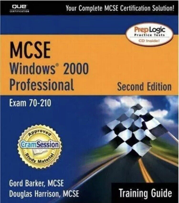 PB + CD MCSE MCSA Training Guide 70-210 Windows 2000 Professional 2nd Edition