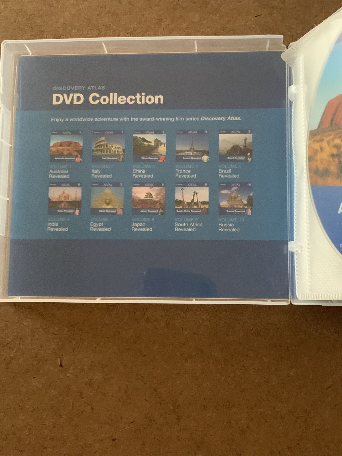 ESCAPE Discovery Atlas DVD Collection Vol 1 - 10 Disc Set R4 Nature Travel Case