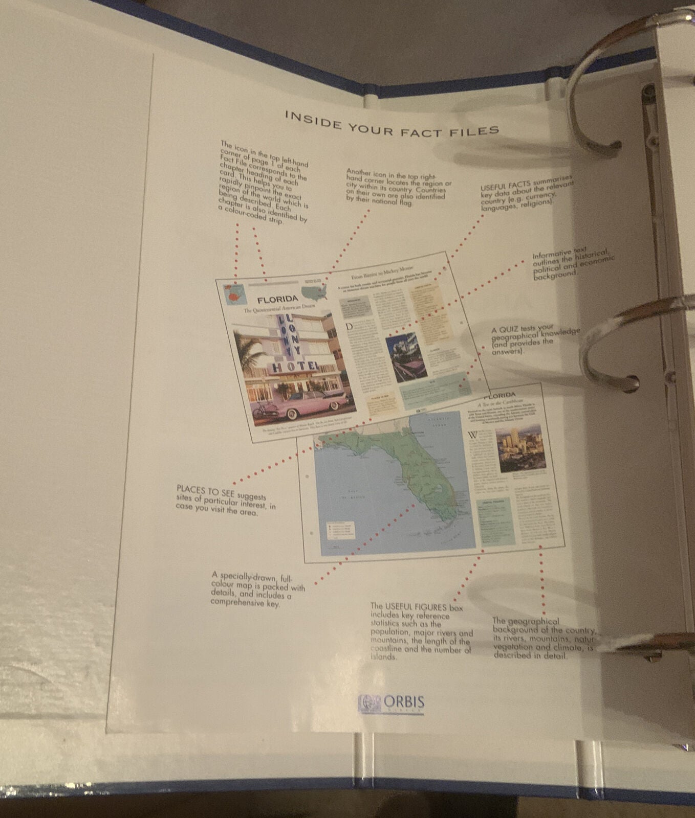 ATLAS OF THE WORLD 2 Binders 16 Chapter Fact Files Folder ORBIS Maps