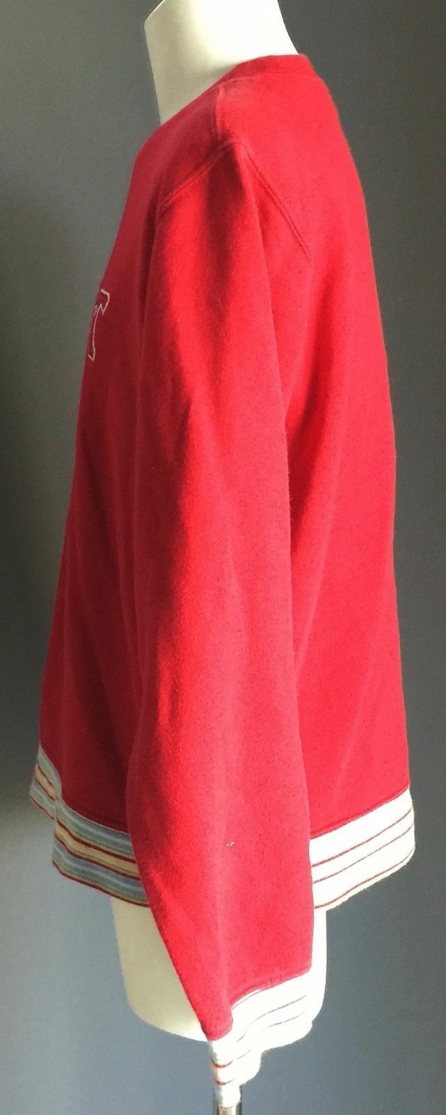 Teen ESPRIT Sweatshirt Red Sweat Shirt Size 13 Yrs Fab Retro Unisex