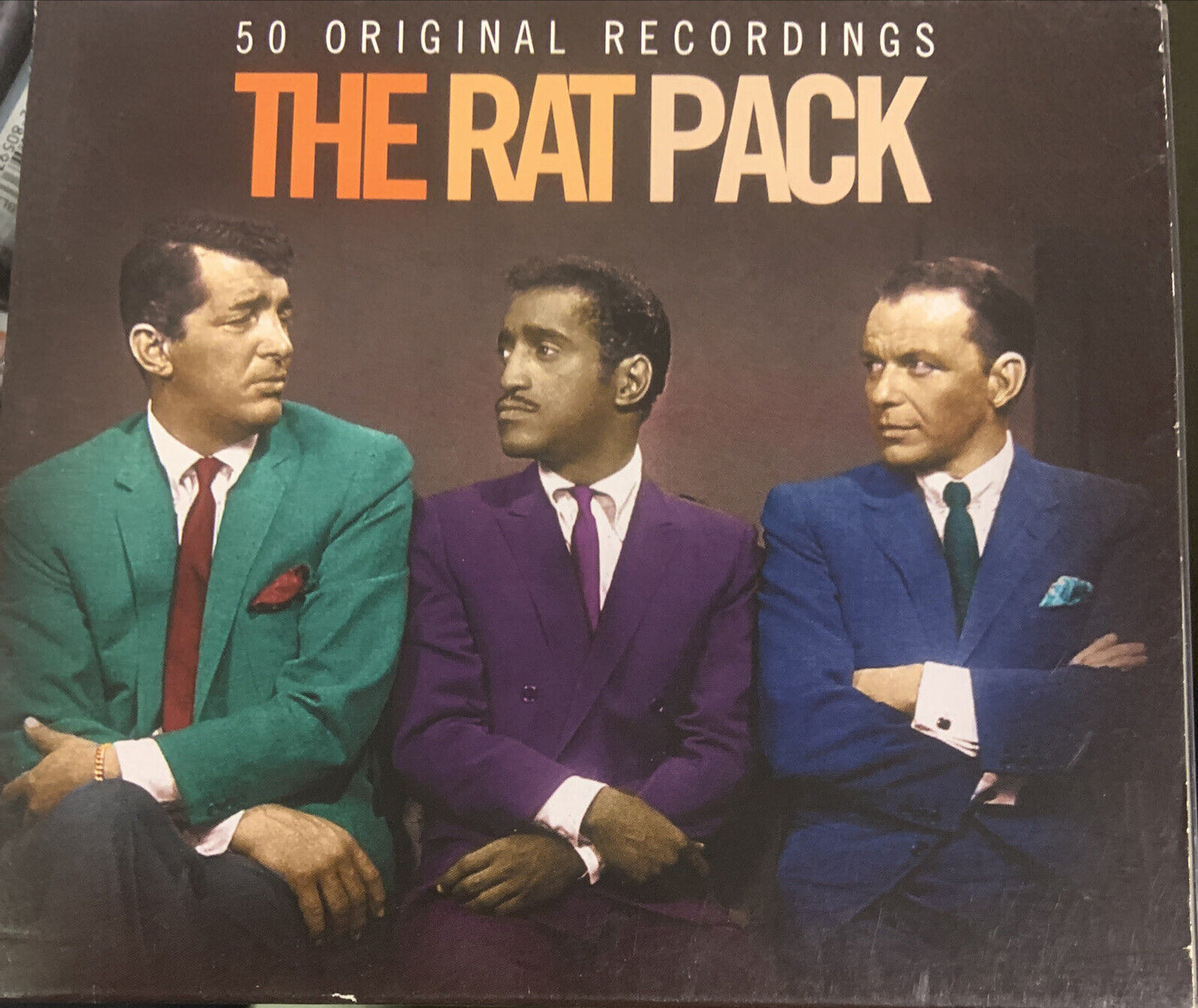 CD THE RAT PACK 50 Original Recordings Excellent Music Album 2 Discs Set