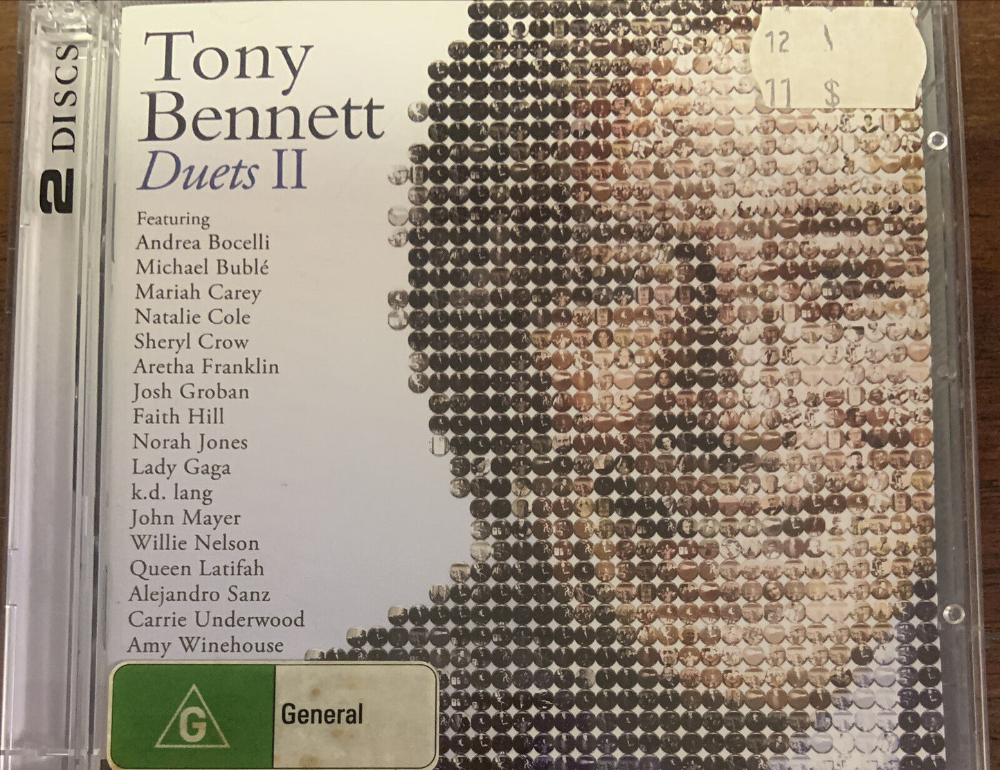 CD DUETS II Tony Bennett Compliation Music Album Sep 2011 2 Disc Set RPM Records