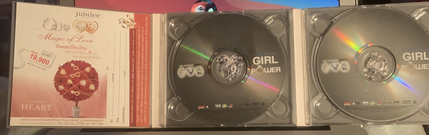 CD G-MM GRAMMY GIRL POWER Karaoke Jubilee Record 2 Disc Set daraoke.com Thailand