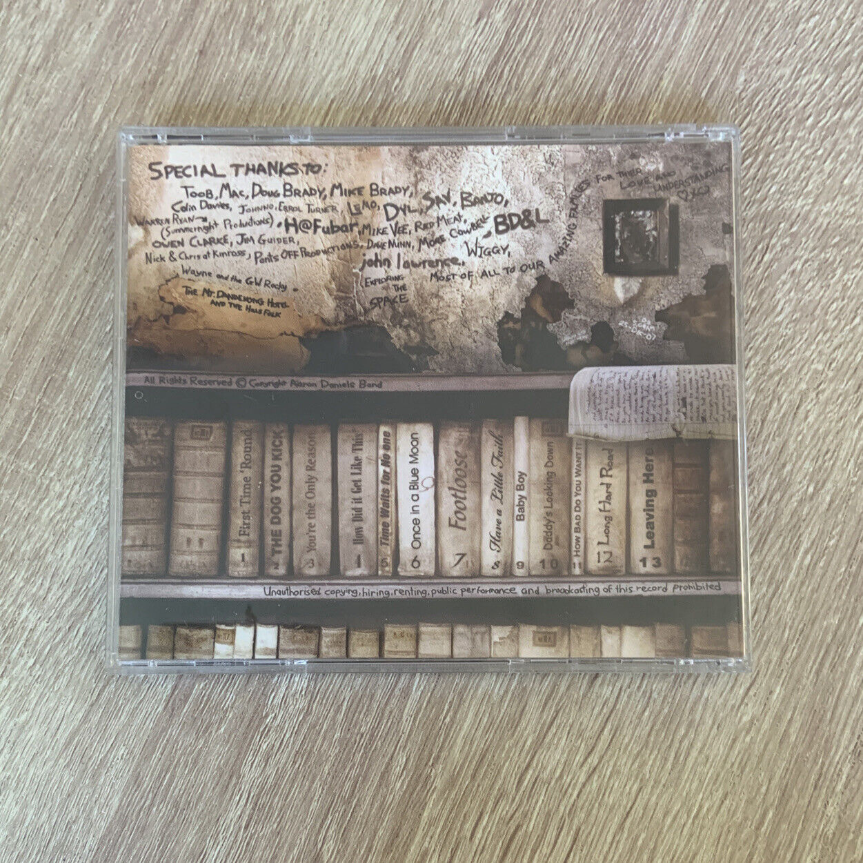 2 CD Bundle THE AARON DANIELS BAND Australian Band "Leaving Here" & "Hot Sun"