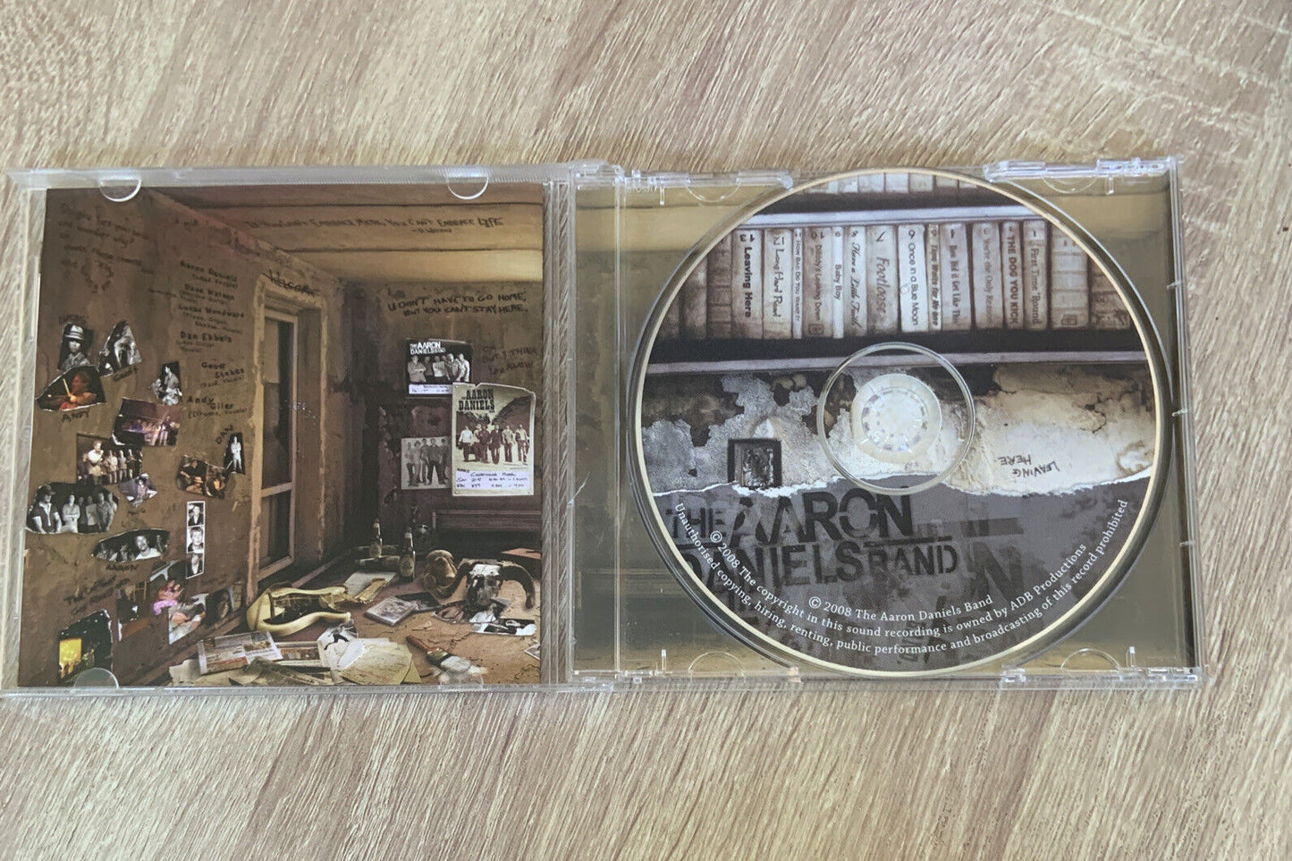 2 CD Bundle THE AARON DANIELS BAND Australian Band "Leaving Here" & "Hot Sun"