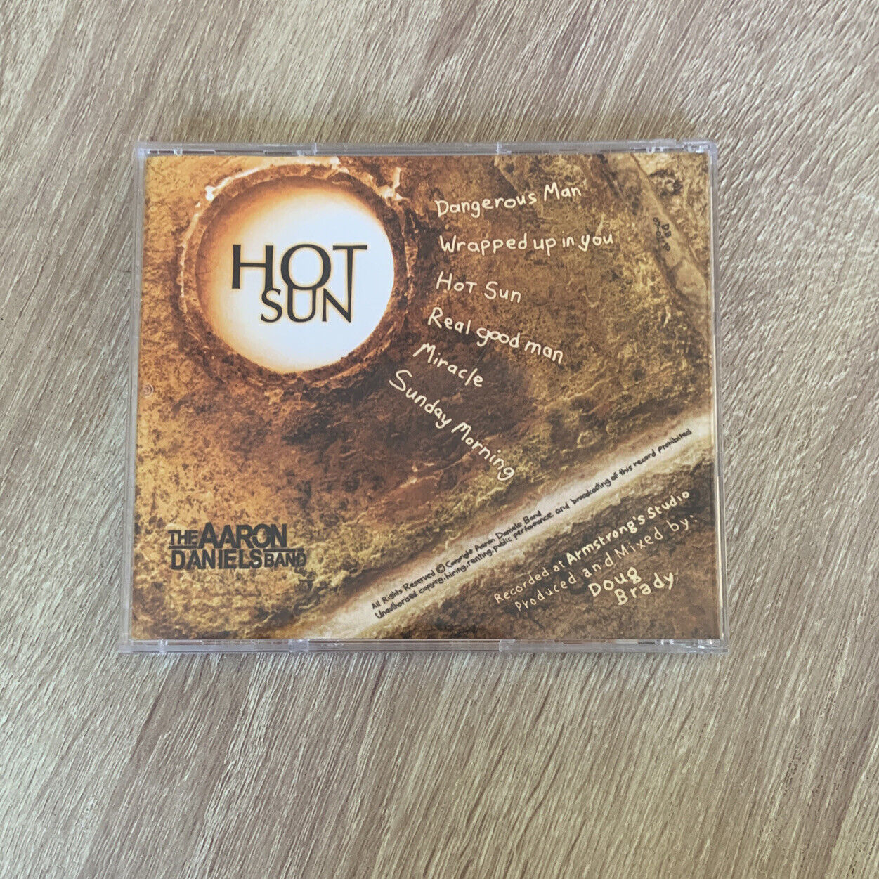 2 CD Bundle THE AARON DANIELS BAND Australian Band "Leaving Here" & "Hot Sun"