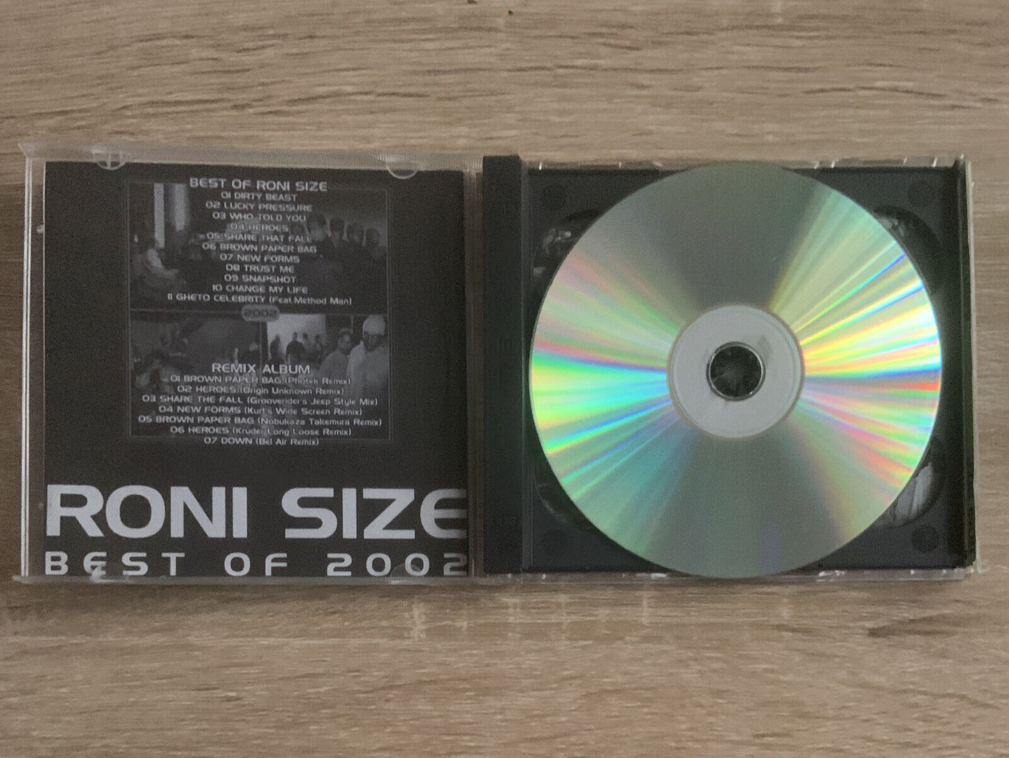 CD RONI SIZE Best Of 2002 Audio Music Remix Album 7 Tracks 2 Disc Set