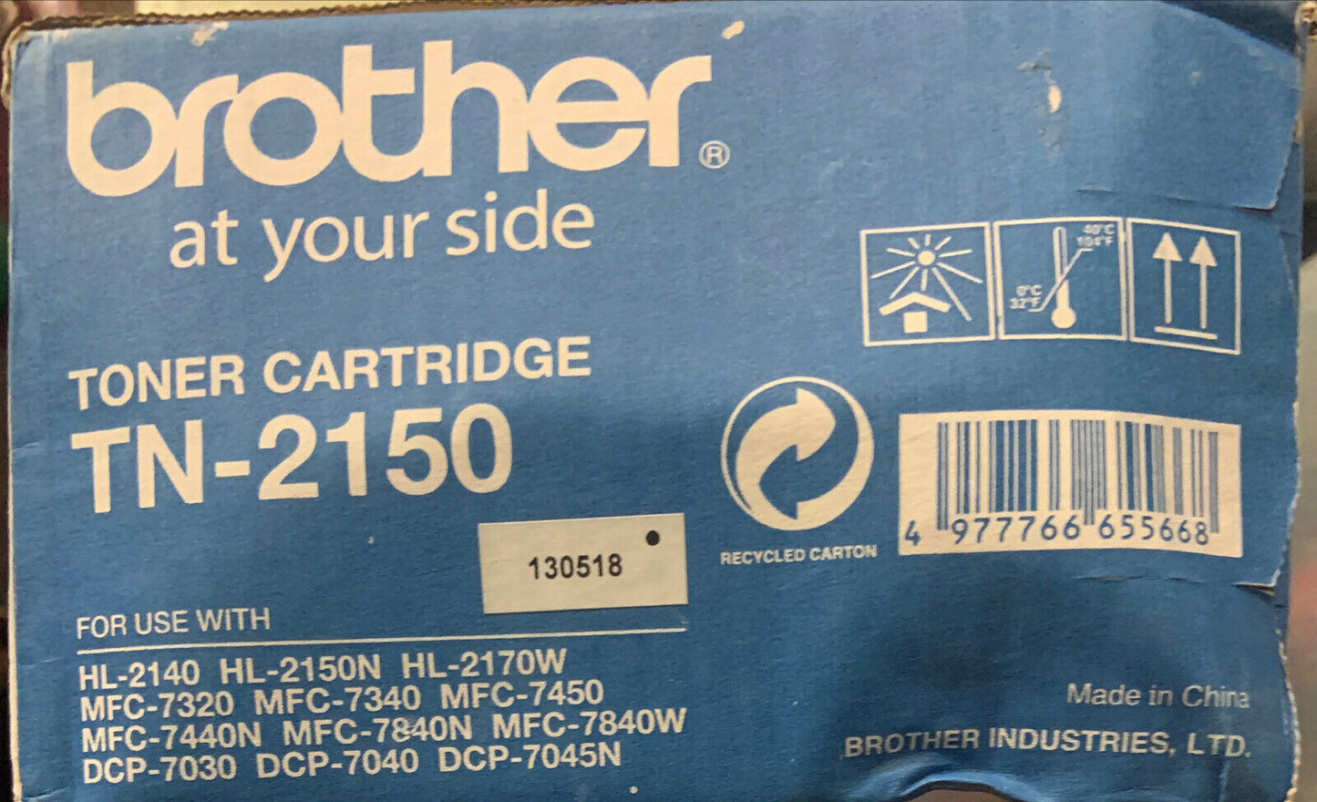 New BROTHER TN2150 Original Ink Cartridge Came W Original Printer - In Box