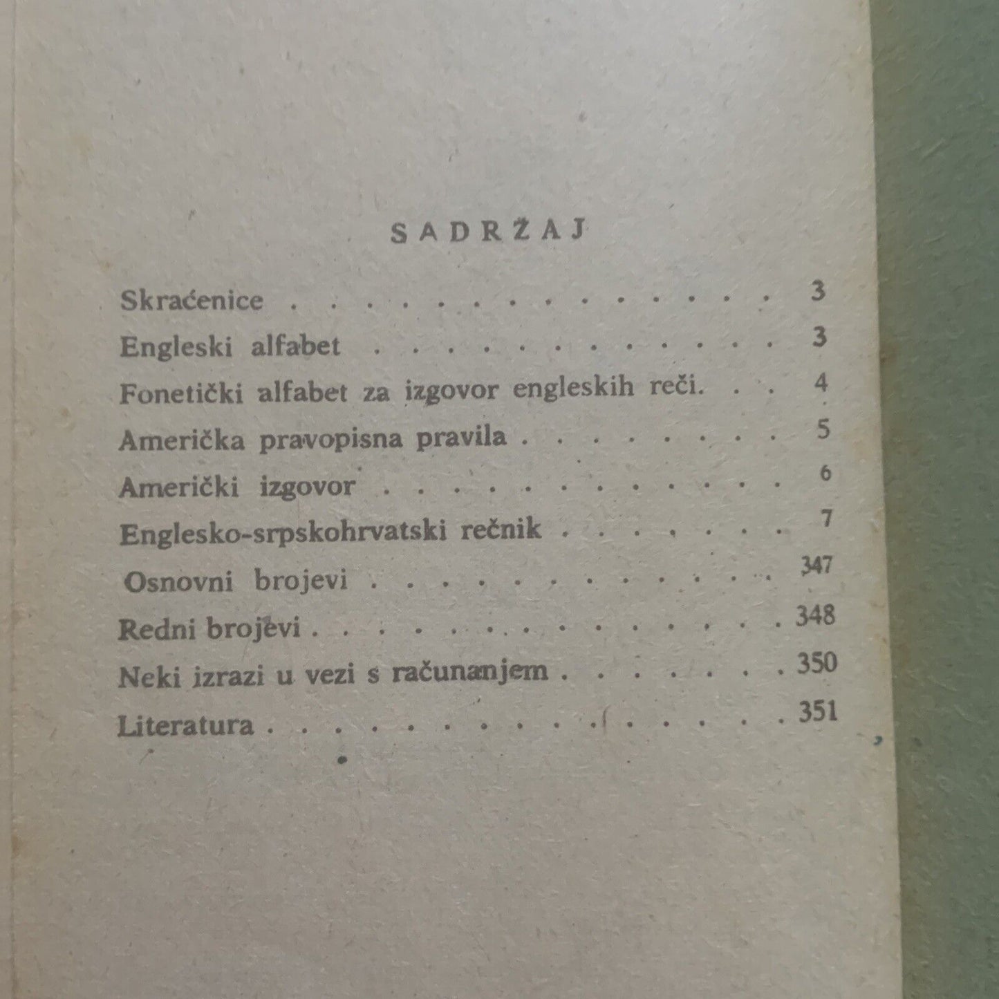 REČNIK ENGLESKU SRPSKOHRVATSKI Serbo Croatian Dictionary 1959 Pocket book Recnik