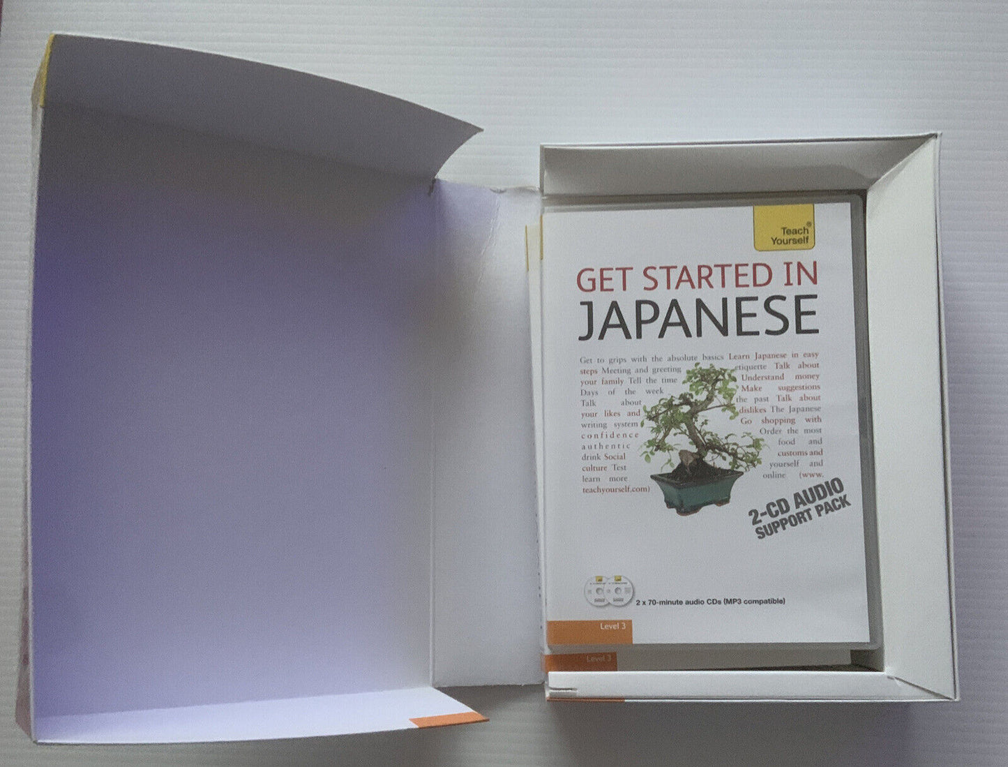 Teach Yourself Get Started in JAPANESE L3 Helen Gilhooly 2 CD Disc Book Box Set