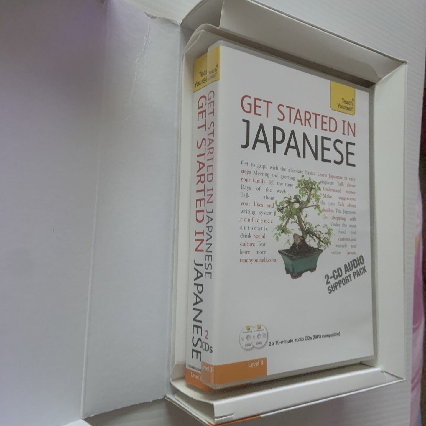 Teach Yourself Get Started in JAPANESE L3 Helen Gilhooly 2 CD Disc Book Box Set