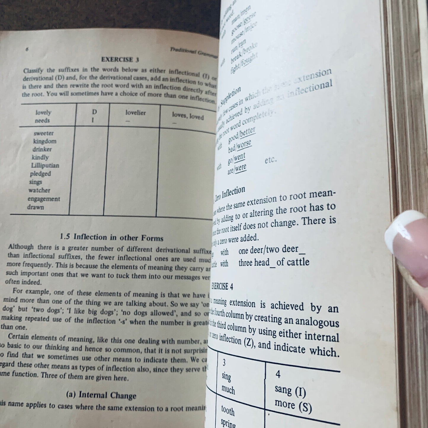 A Short Guide to Traditional Grammar J R Bernard 1978 English Language Inscribed
