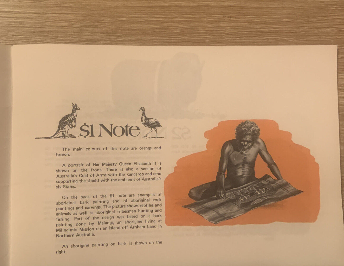 Australia's DOLLARS AND CENTS Information History Guide Reserve Bank 1975 Bookle