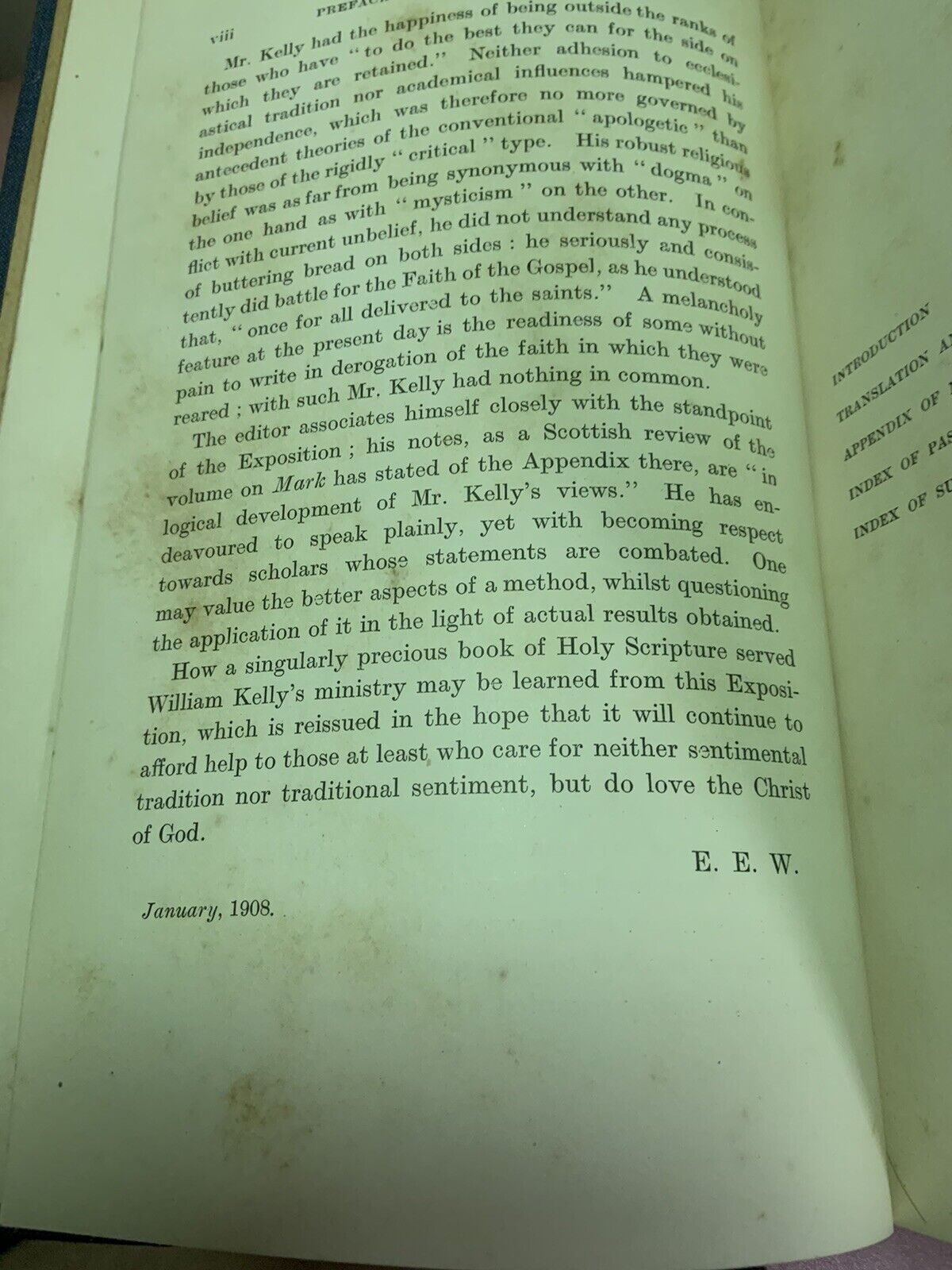 Antique 1908 The BIBLE Exposition of The Gospel of St John W Kelly E E Whitfield