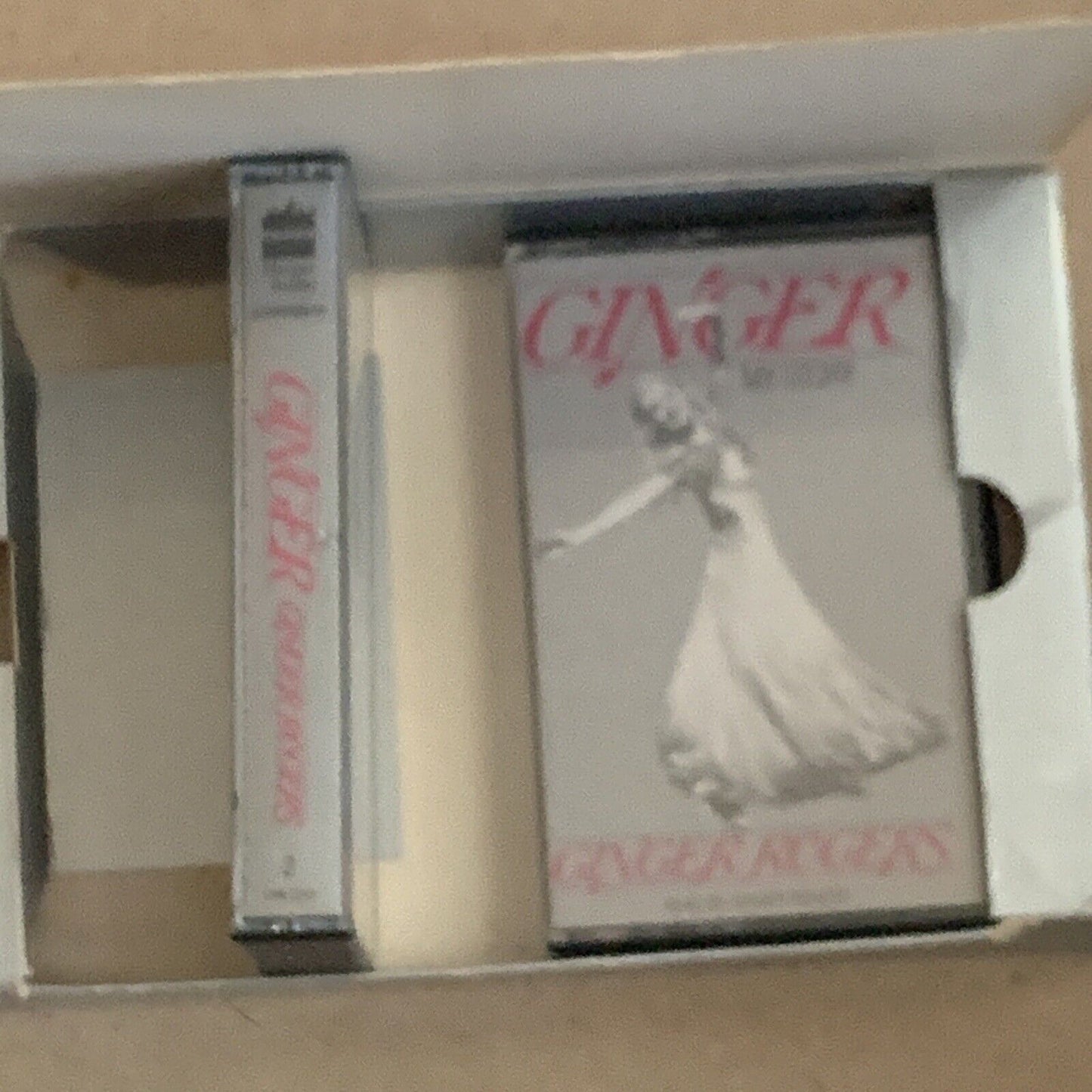 2 Audio Cassette Set GINGER MY STORY Read By GINGER ROGERS 1991 Card Flip Case