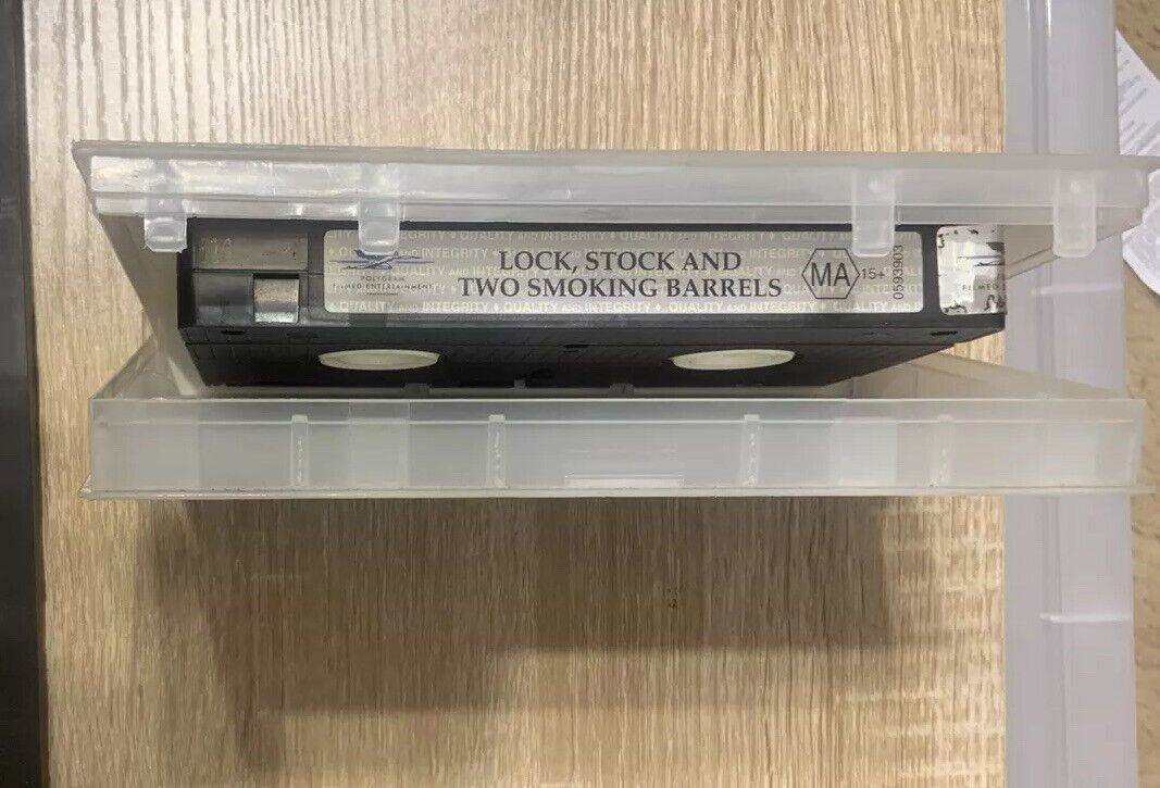 VHS Lock Stock Two Smoking Barrels Video Tape 1998 Jason Flemyng Dexter Fletcher