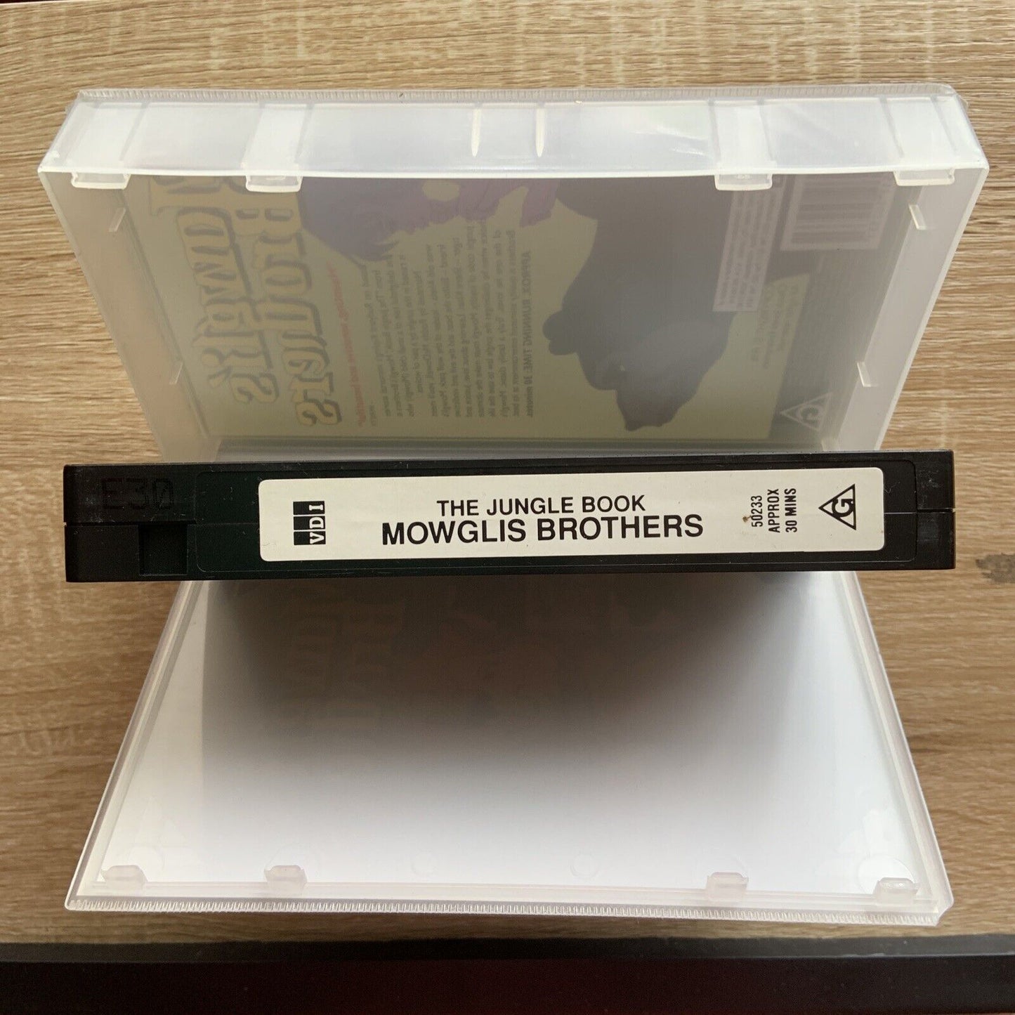 VHS Mowgli's Brothers 1991 The Jungle Book Video Tape Animation Roddy McDowell