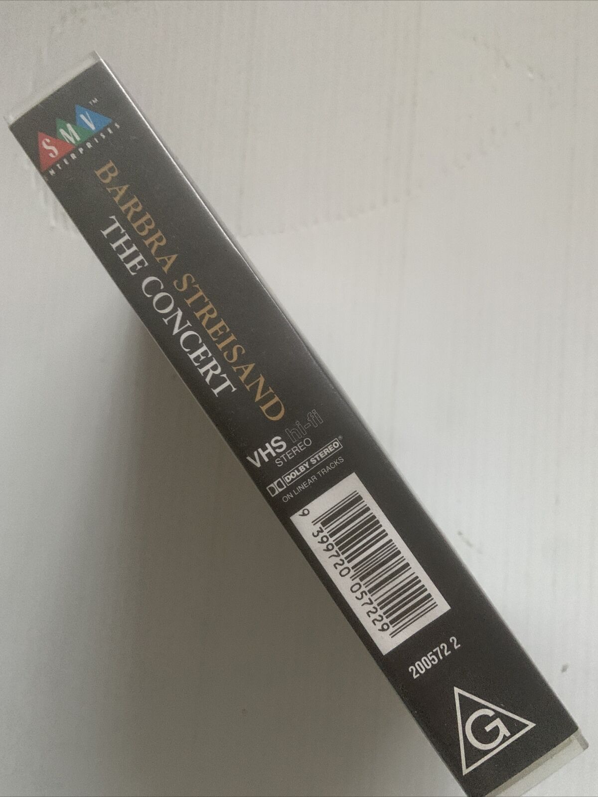 VHS BARBRA The Concert Video Tape Sony Digital Master Madison Square Garden 90’s