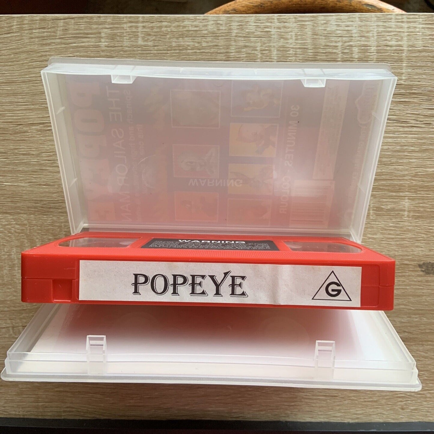 Vintage VHS Kidtime Video POPEYE THE SAILOR MAN Tape Cartoon Animation