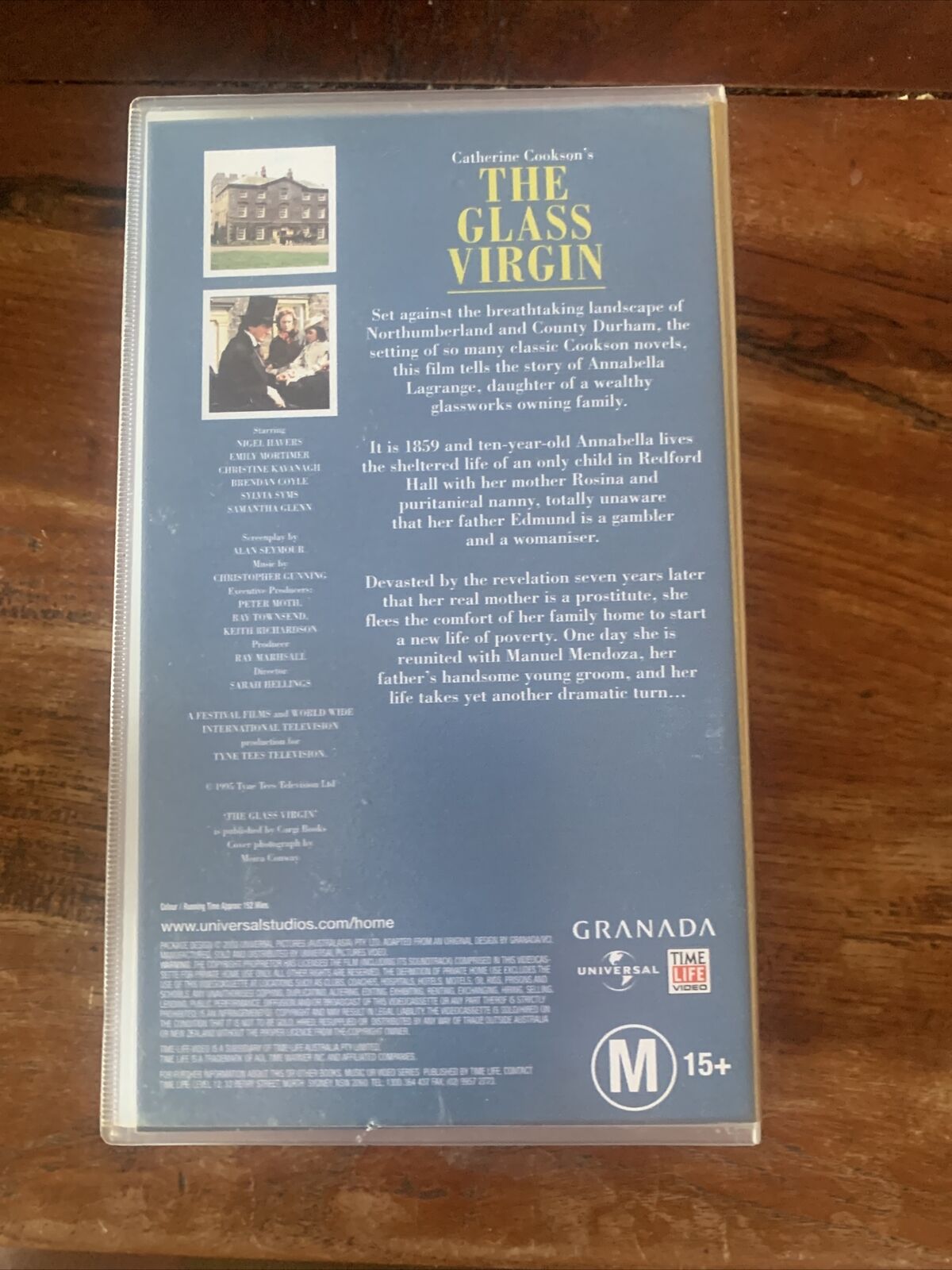 VHS The Cookson Collection THE GLASS VIRGIN Catherine Cookson VIDEO Tape 2 Pack
