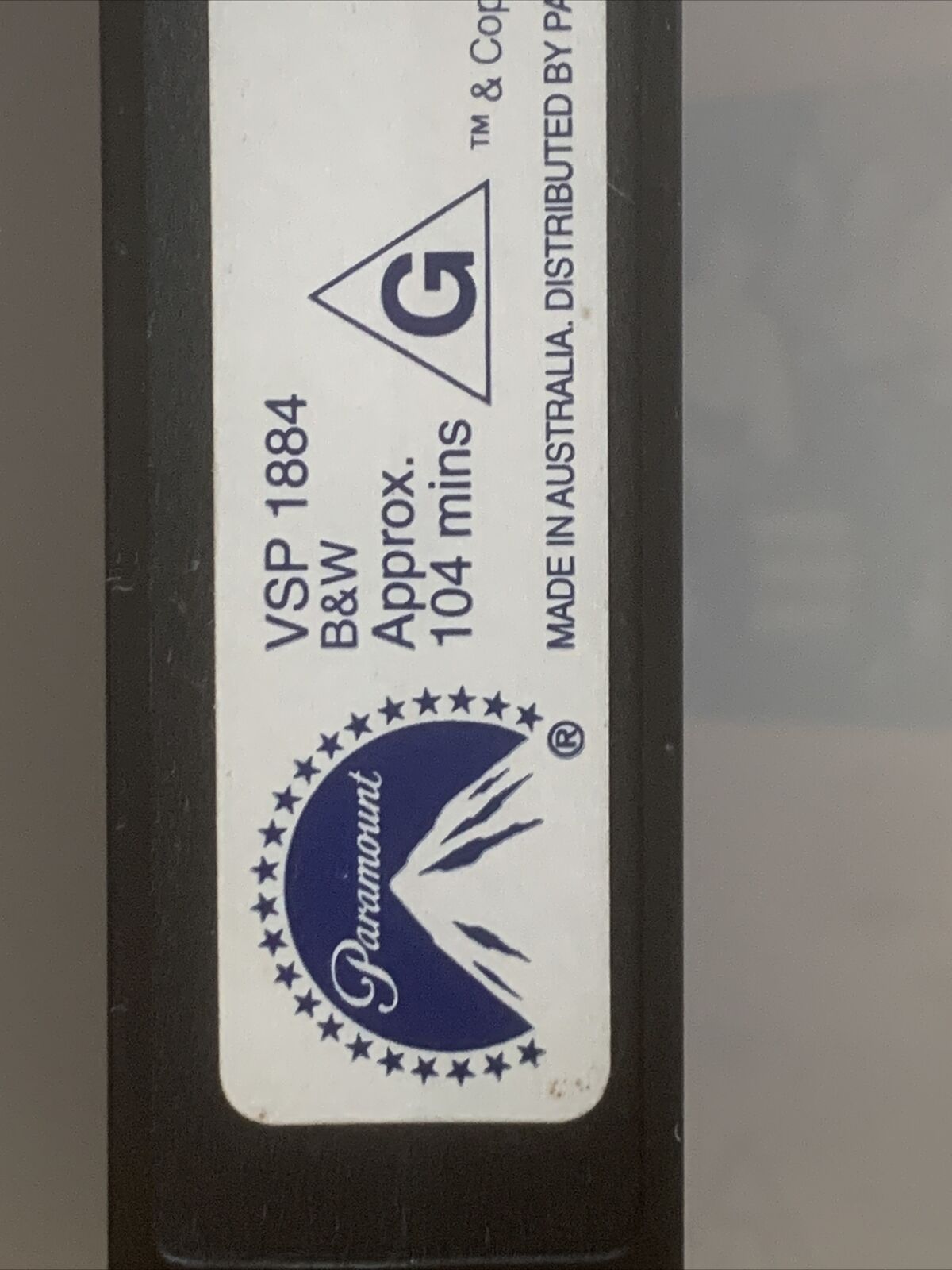 VHS SCARED STIFF Movie Video Cassette Tape B&W Movie Dean Martin Jerry Lewis