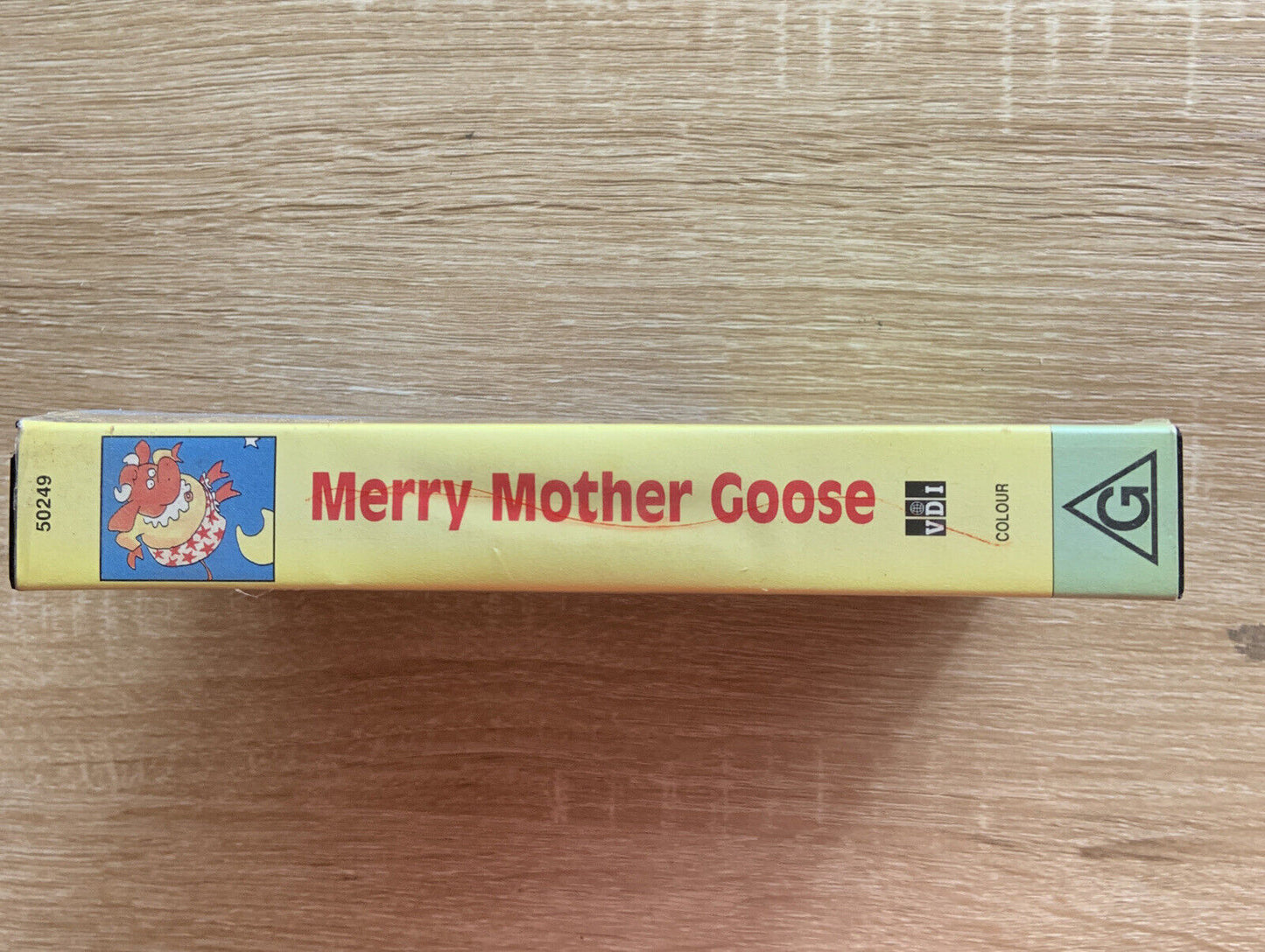VHS MERRY MOTHER GOOSE Golden Book Classic Vintage Retro Video Tape Movie 1992