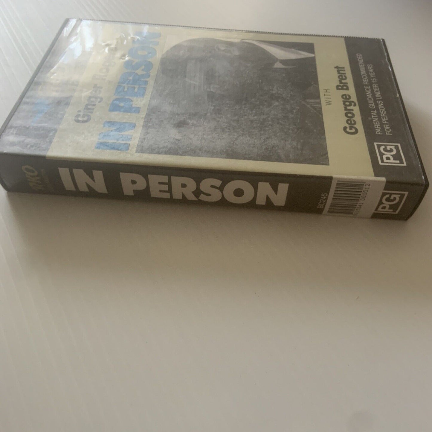Vintage VHS RKO IN PERSON 935 Ginger Rogers Comedy Romance Musical Video Romcom