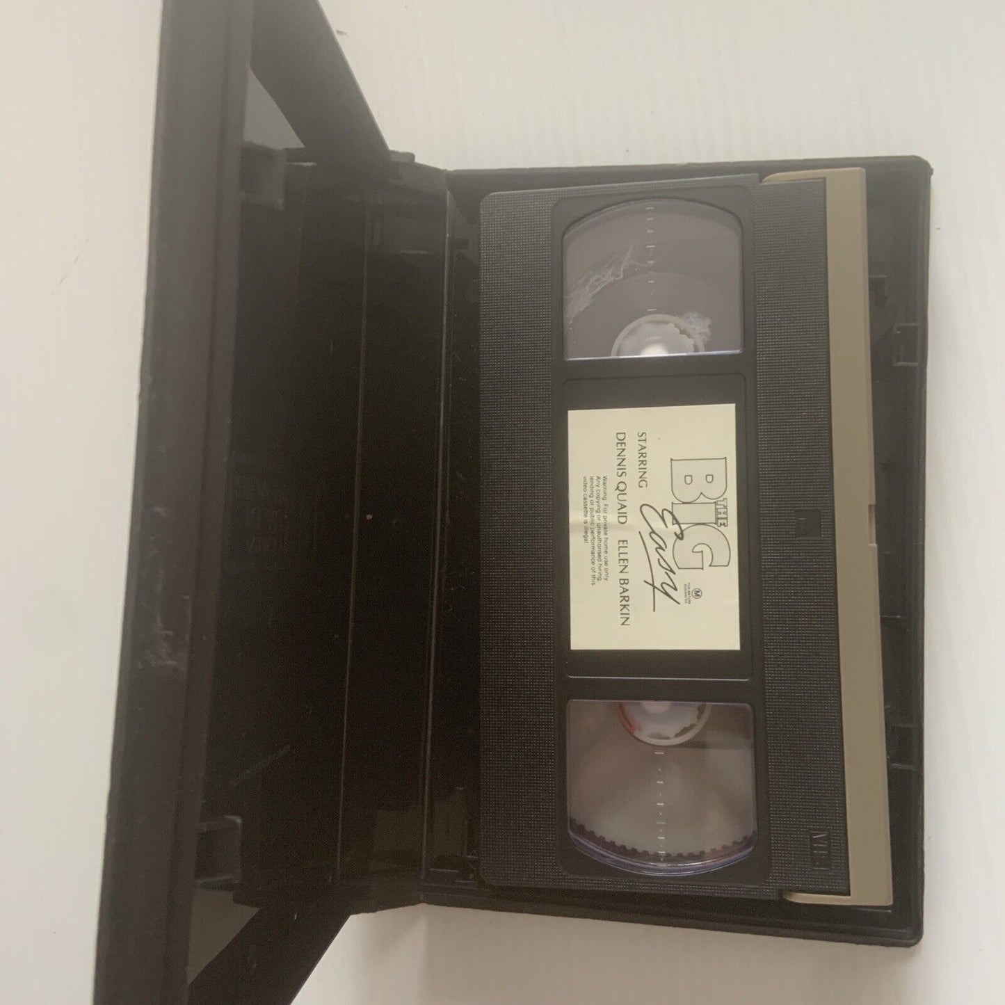 VHS THE BIG EASY 1986 Movie Dennis Quaid Ned Beatty Green Video Tape Action Rom