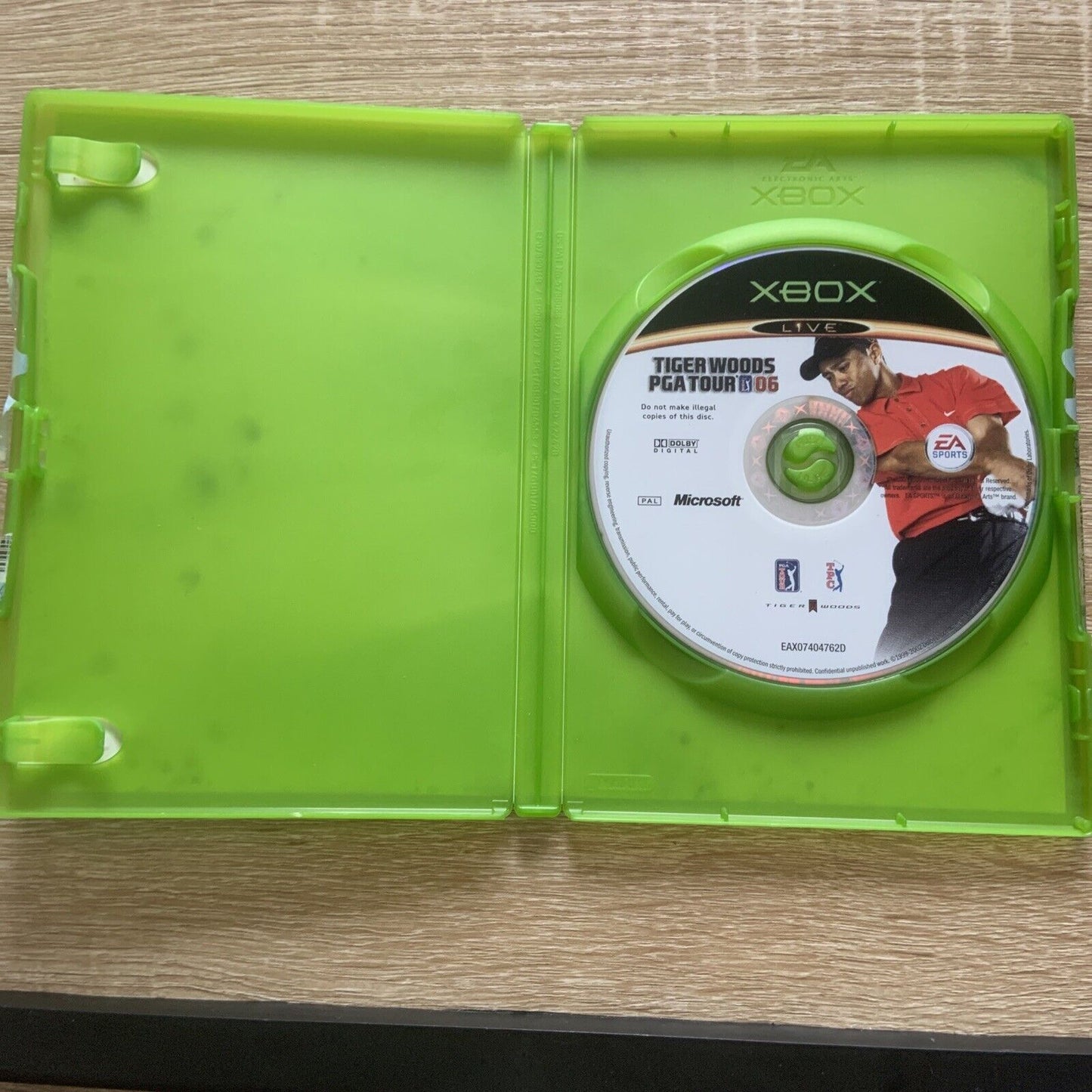 XBOX Tiger Woods PGA Tour 06 Live Game Pal Golf EA SPORTS